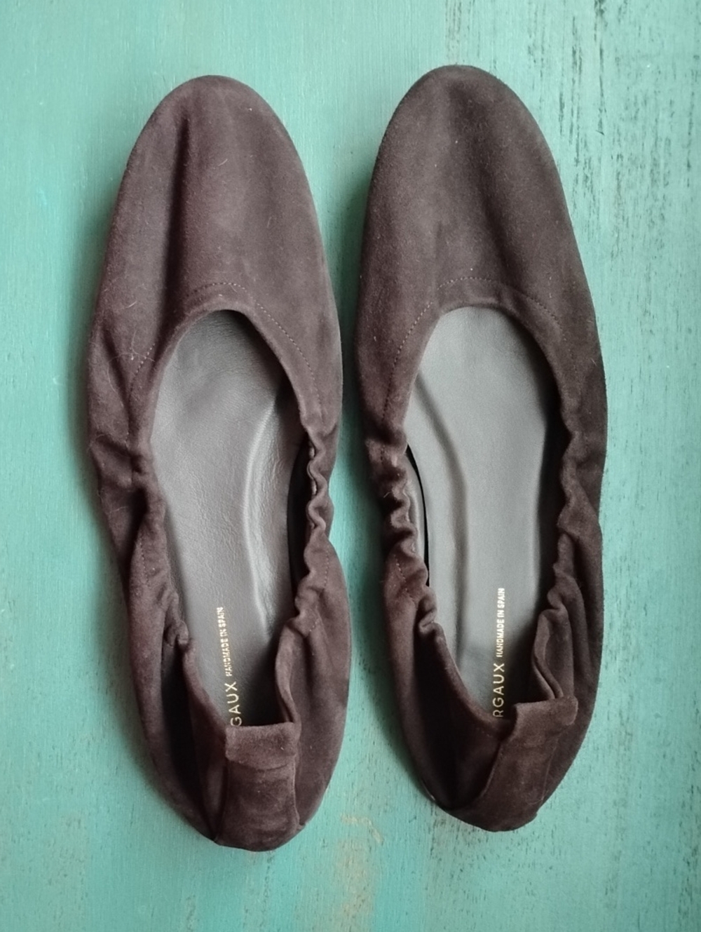 "The Pascale" by Margaux is a deconstructed, soft leather ballet flat